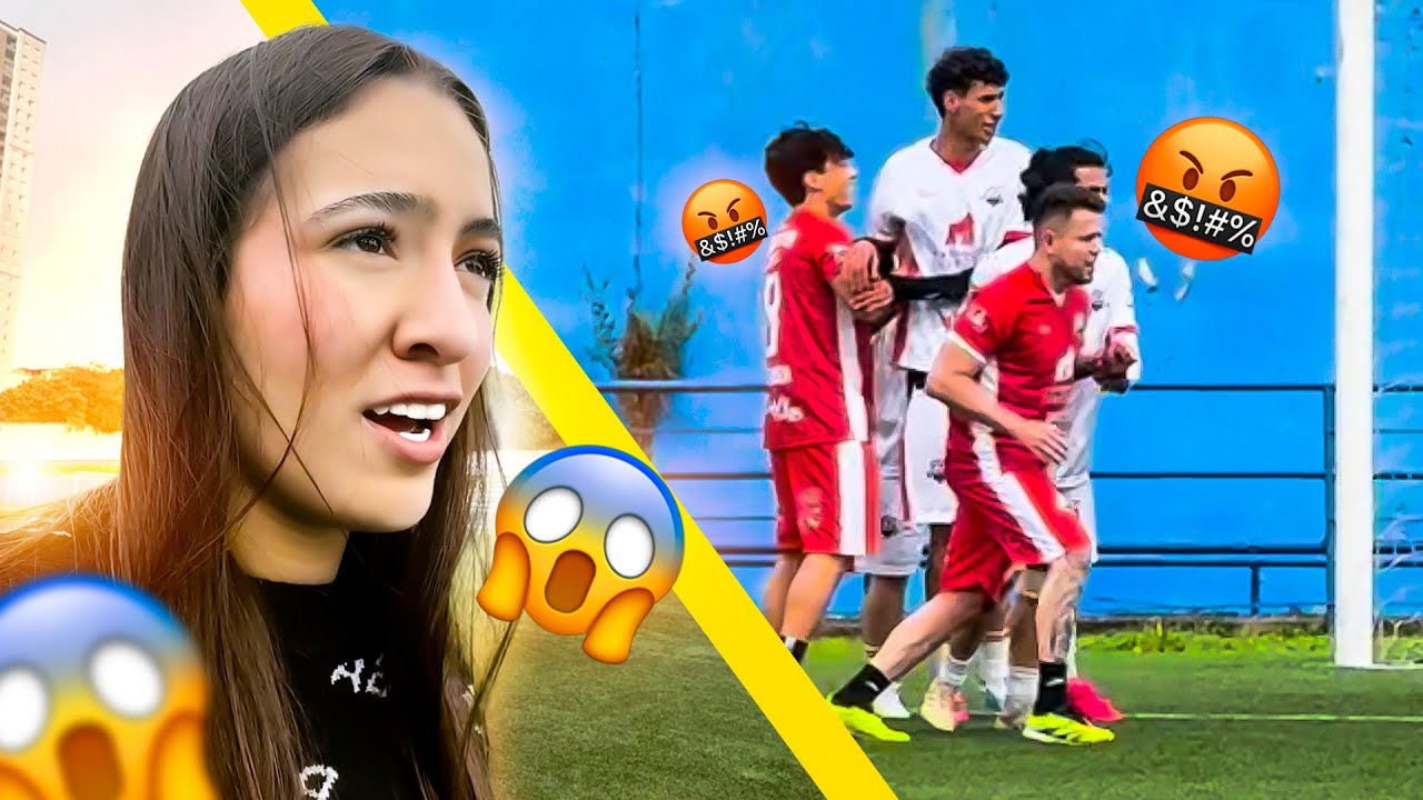 MEU NAMORADO VS MEU PAI NO FUTEBOL😡