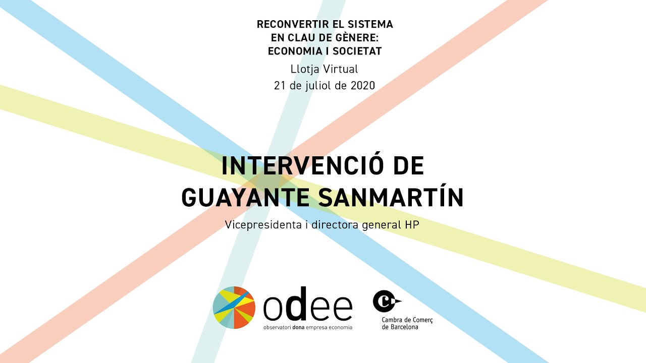 #Reconversi&oacute;Econ&ograve;mica | Els valors femenins que ens portaran al futur, segons Guayente Sanmart&iacute;n