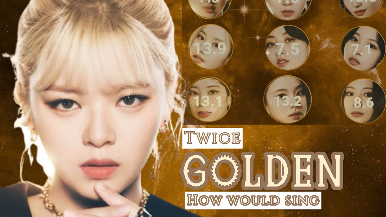 [ AI COVER ] How would TWICE sing GOLDEN? (By Huntrix) | TWSANA