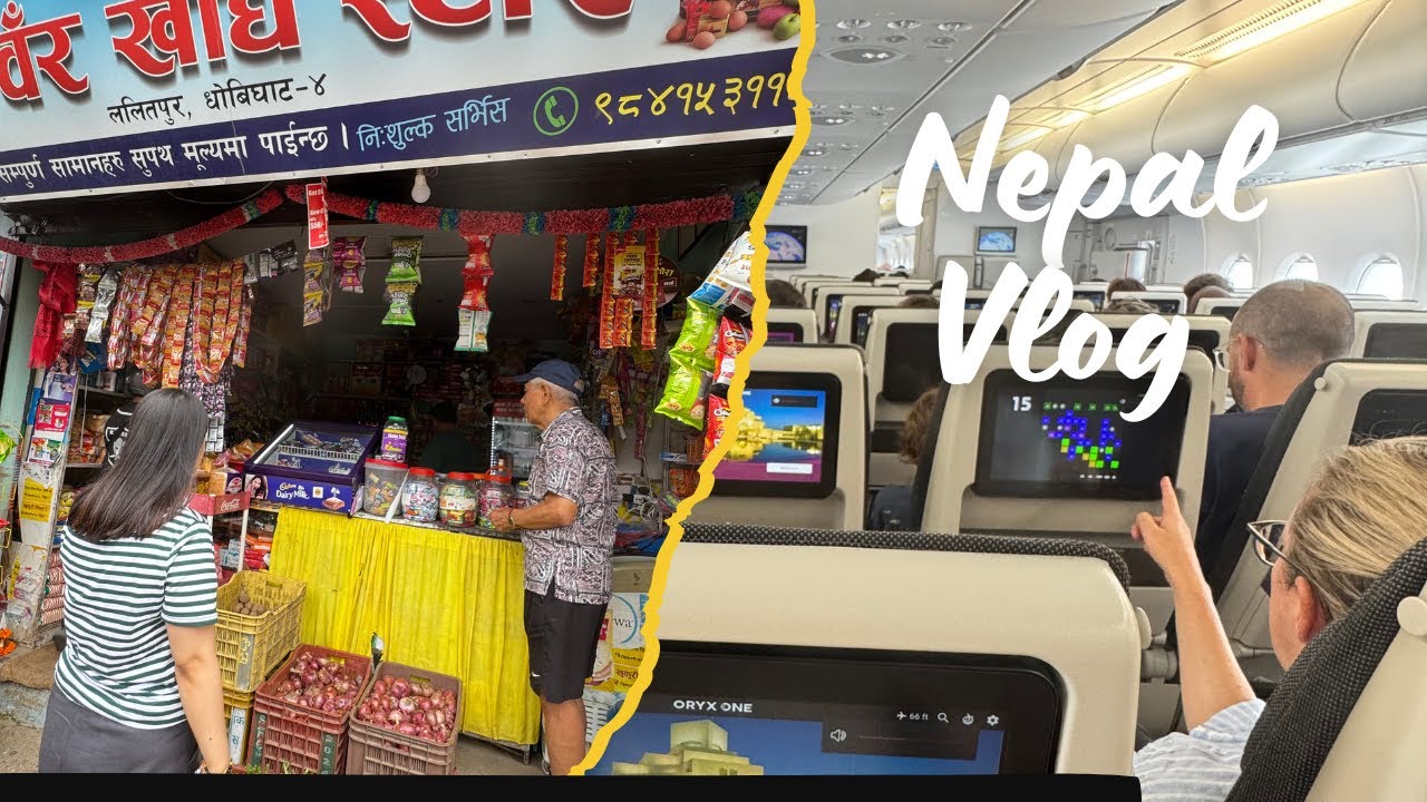 Our First Trip Together | Qatar Airways To Nepal 🇳🇵|  vivixo 