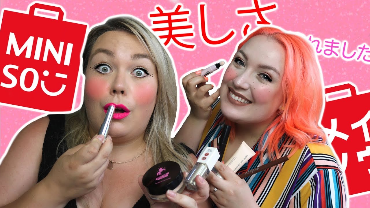Face à 1$ : Maquillage du MINISO | Produits de beauté asiatiques abordables |  2FILLESORDINAIRES