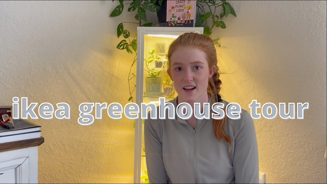 Ikea Greenhouse Tour & Setup | baggebo ikea greenhouse, hoya collection tour