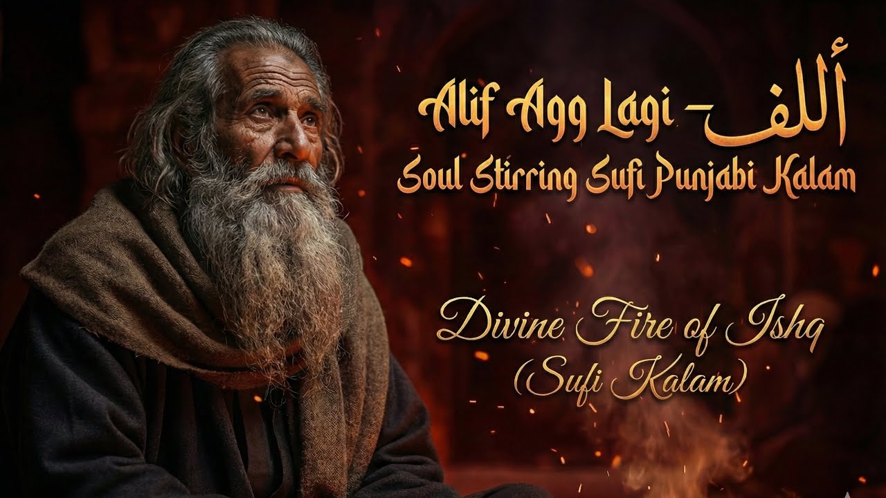"Alif Agg Lagi" – Soul Stirring Sufi Punjabi Kalam|Divine Fire of Ishq (Sufi Kalam)