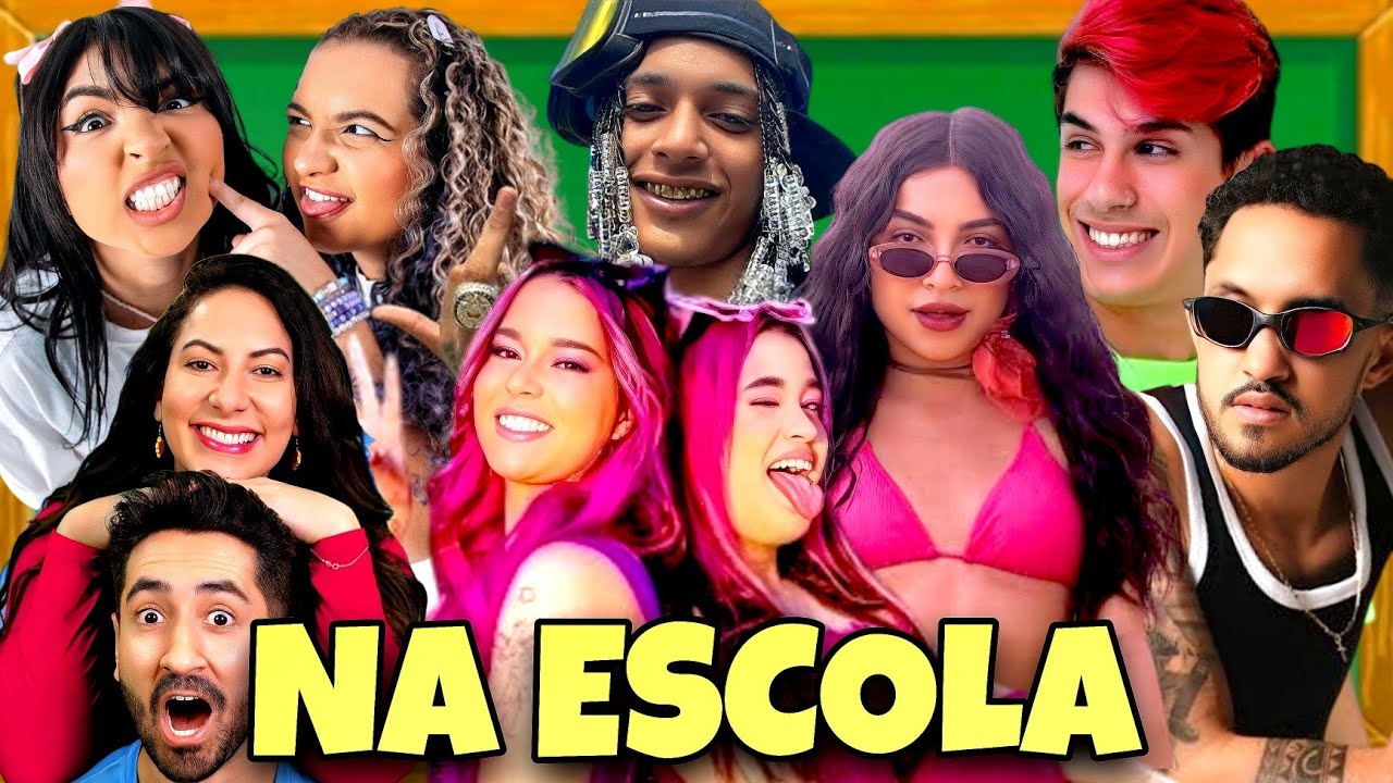 NA ESCOLA | ANA LAURA LOPES, EMILLY VICK, KATLEN, VOID, KYSHA, MINE, ORUAM, GRELO, GABRIEL E SHIRLEY