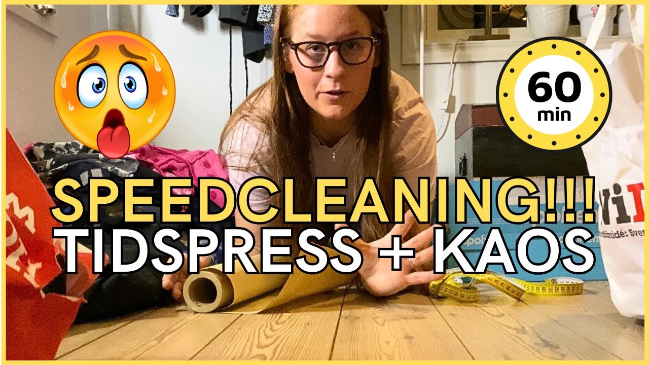 Försöker STÄDA ALLT på REKORDTID... STÄDRACE! 😳🧽🔥- VLOGG!