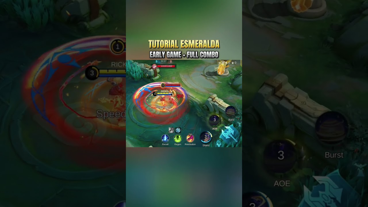 Tutorial Esmeralda Mobile Legends | Early game + Full combo #MLBBCreator