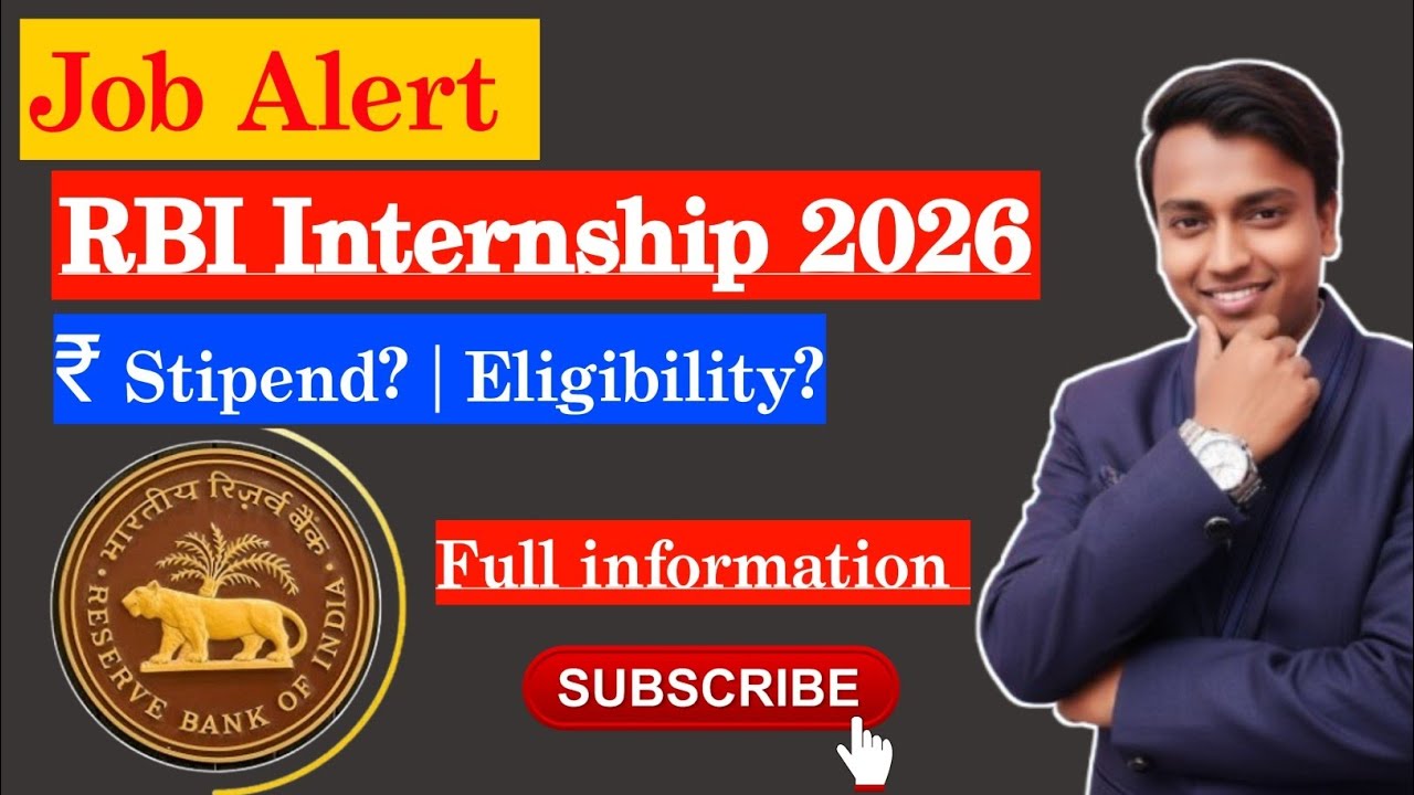 RBI Summer Internship 2026 🔥 Eligibility | Selection | Stipend | Apply Process | Full Details