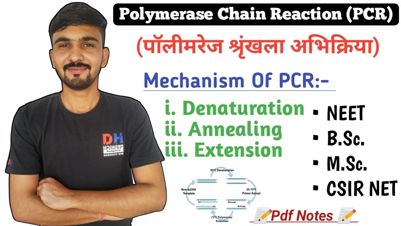 Polymerase Chain Reaction In Hindi || PCR Technology || Biotechnology || By Dadhich Sir
