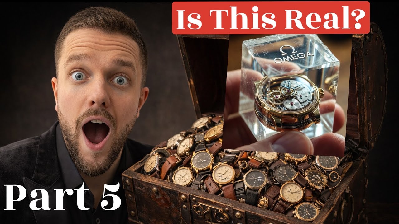 Unboxing a $30,000 Blind Watch Collection &ndash; Part 5 | Painted Dials🔥& Omega