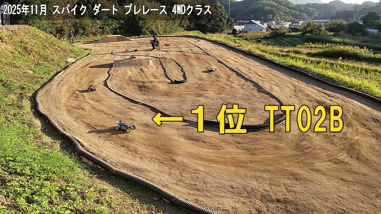 スパイク・ダート／４WDクラス　プレレース／2025年11月