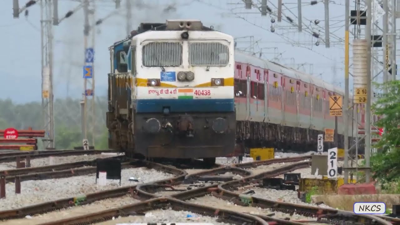 New Train - Locomotive Reversal & Coupling to LHB Coaches at Birur Junction 