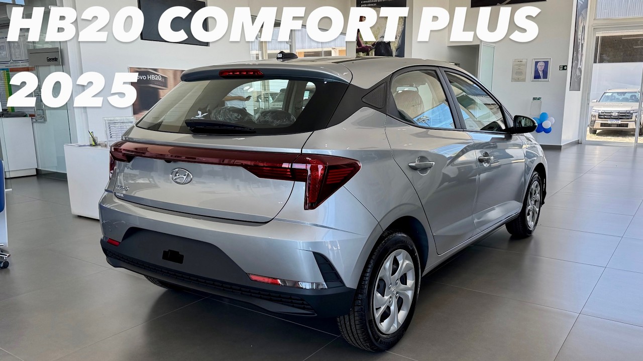 Avaliação Hyundai HB20 Comfort Plus 1.0 Aspirado 2025 - VALE 99 MIL REAIS?! (4K)