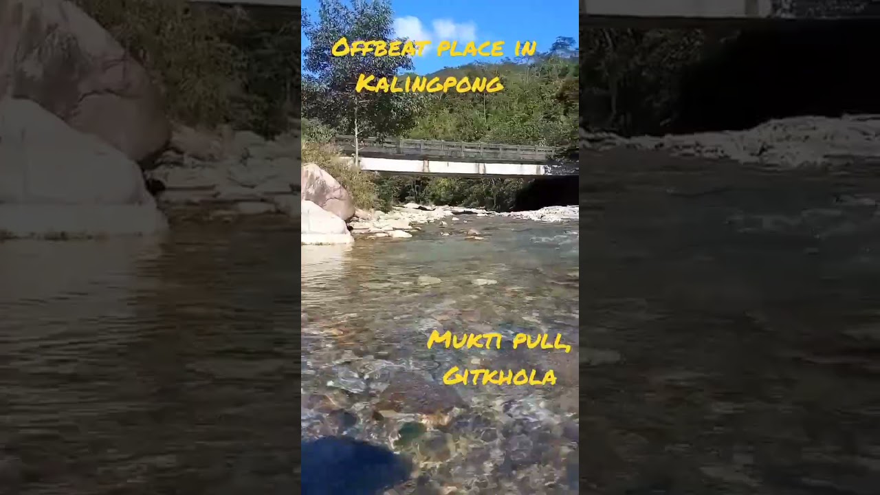 Offbeat Place in Kalingpong | Mukti Pull (Bridge) Gitkhola #kalingpong #offbeat #travel #tranding