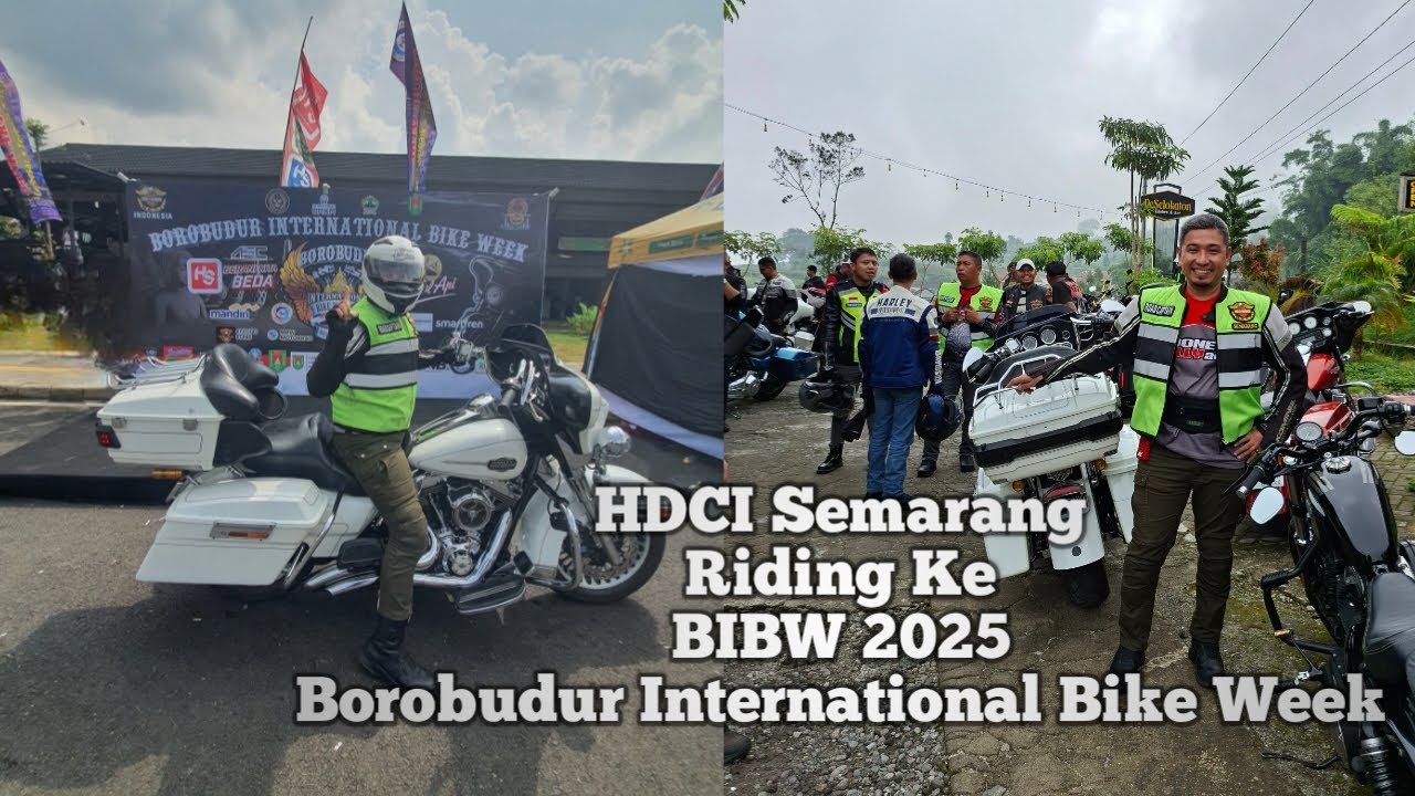 HDCI Semarang Gass Ke Borobudur International Bike Week 2025