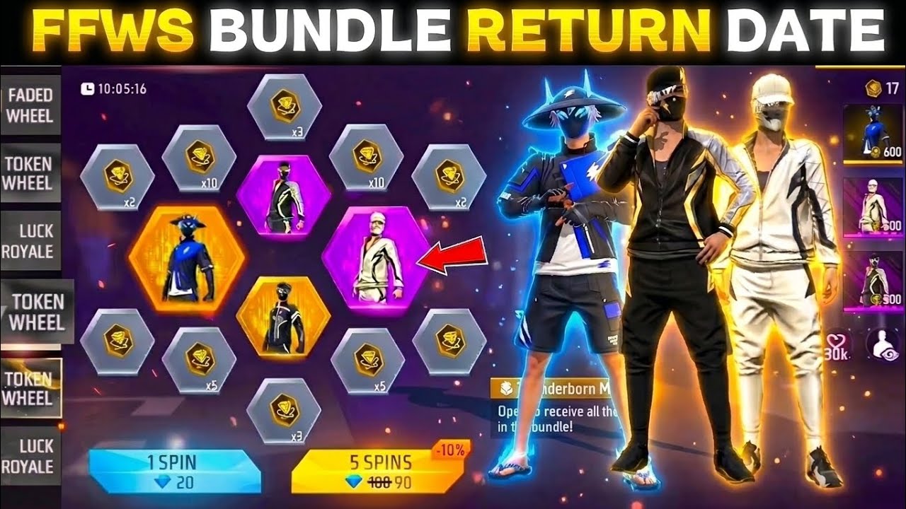 FFWS Bundle Return Date 💥😍 | Next Universal Ring Event | FFWS Bundle Return Date 2026 