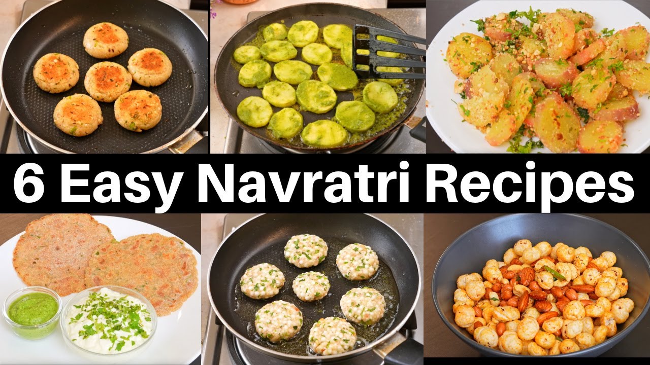 ६ व्रत वाली तीखी चटपटी और सबसे आसान रेसिपी  | 6 Navratri Vrat Recipes | Vrat Recipe | KabitasKitchen