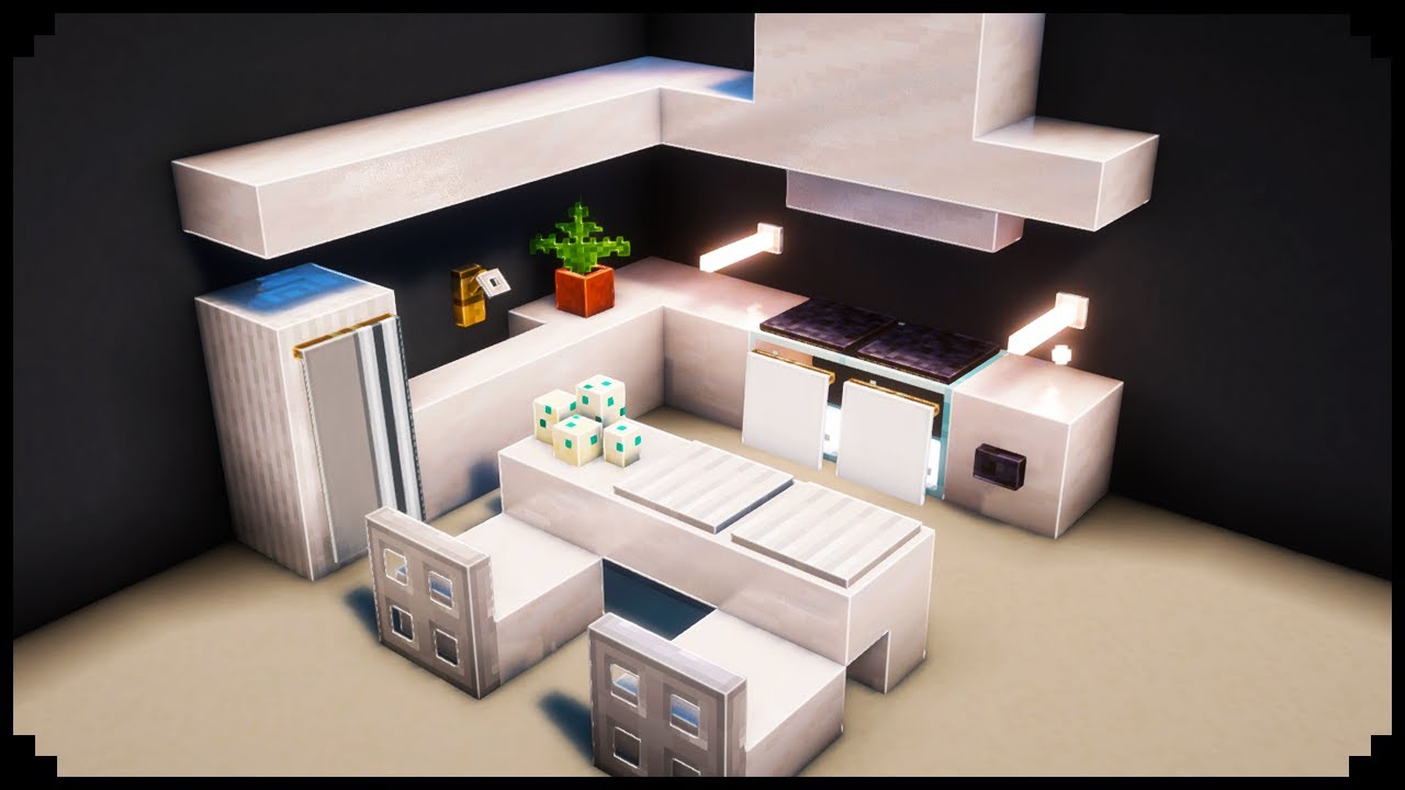 🦊Como fazer uma COZINHA MODERNA no MINECRAFT