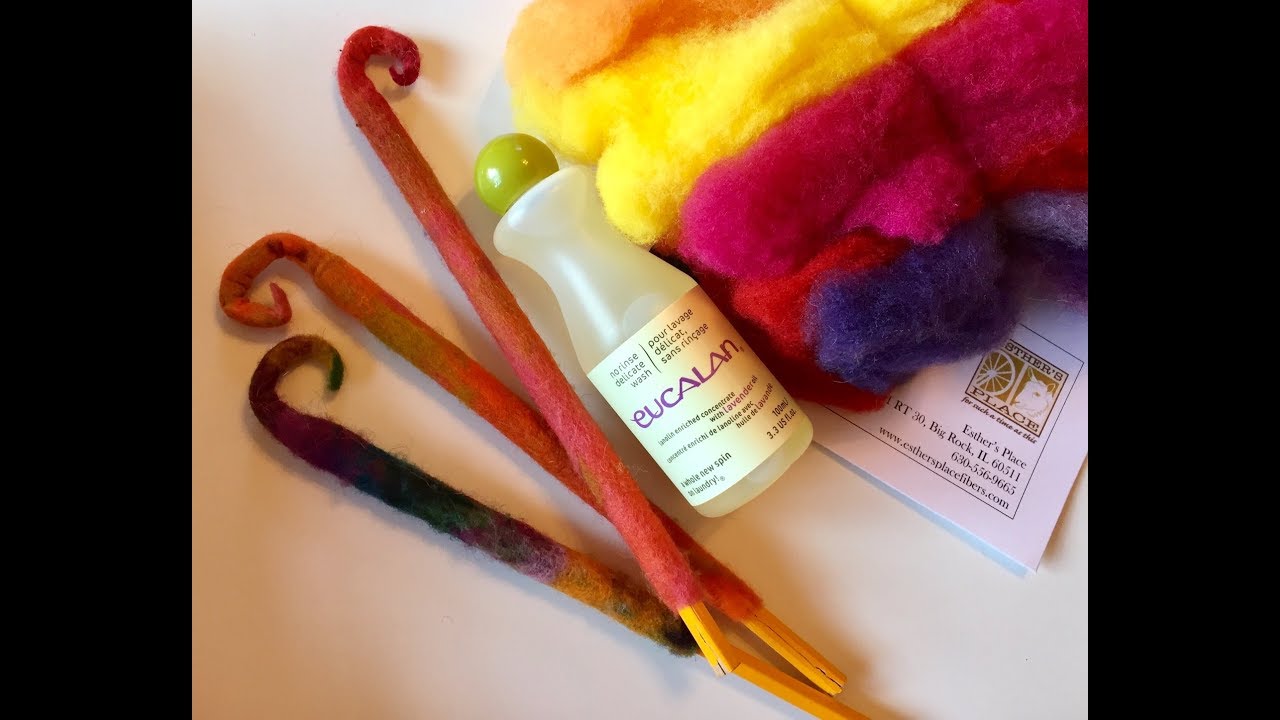 Wet Felted Pencil Topper