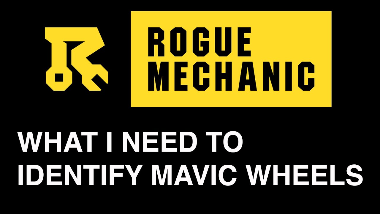 What I Need to Identify Your Mavic Wheel