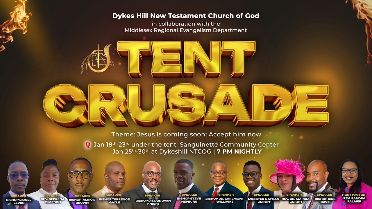 Dykes Hill New Testament Tent Crusade Final Night January 30,2026