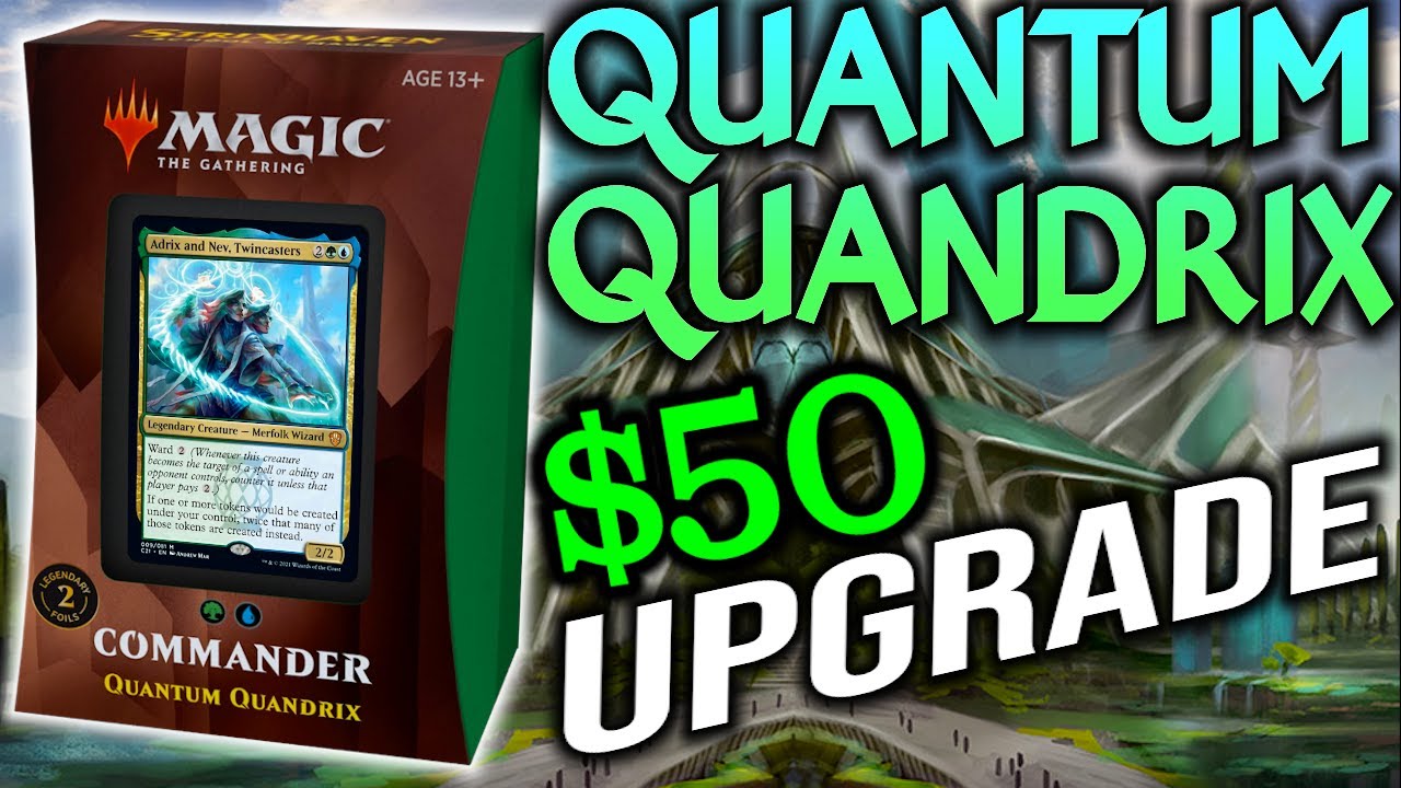 Quantum Quandrix Precon: $50 Budget Upgrade | Precon Power-Up (Simic Tokens)