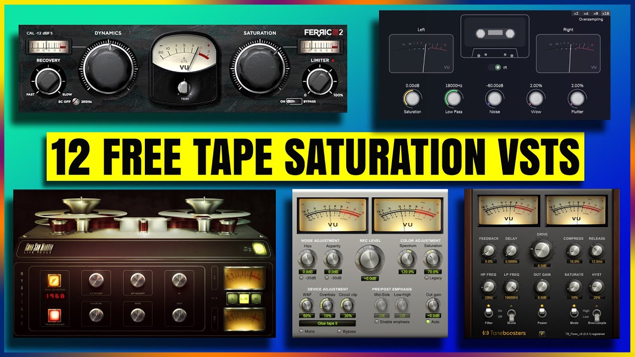Лучшие бесплатные плагины Tape Saturation 2022 года