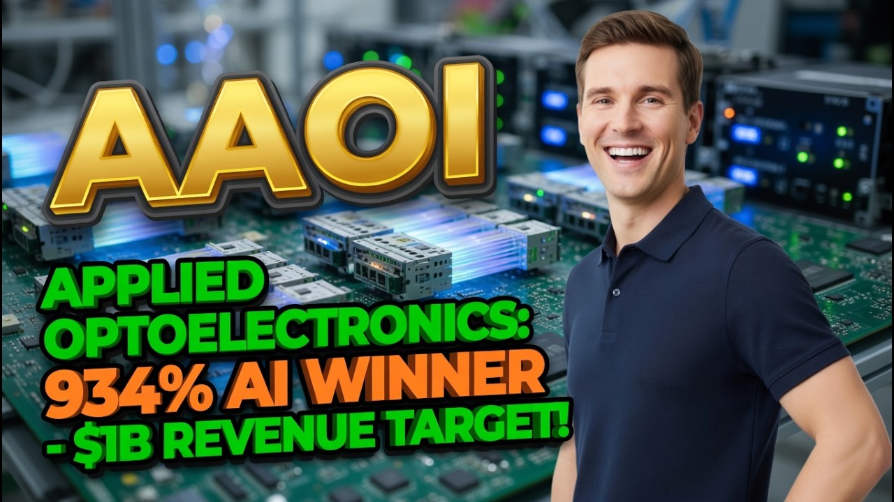 Applied Optoelectronics: 934% AI Winner - $1B Revenue Target! AAOI Stock Analysis