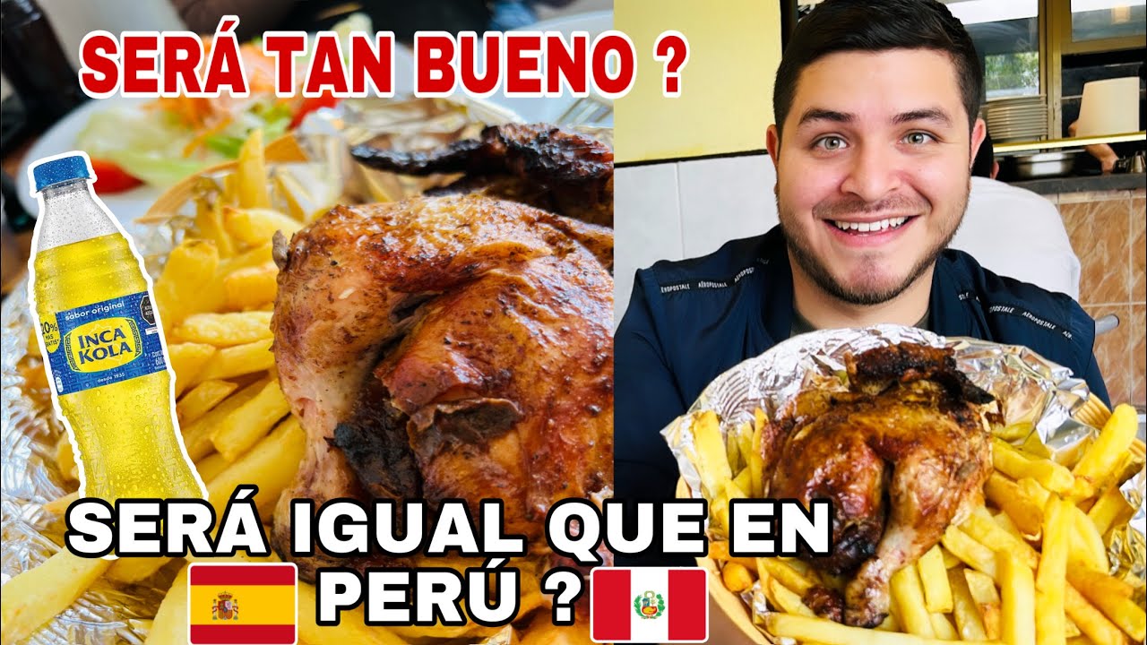 ¡POLLO A LA BRASA PERUANO!🍗🇵🇪/ ME RECOMENDARON ESTE LUGAR EN MADRID/ Marlon Diez🔥#polloalabrasa
