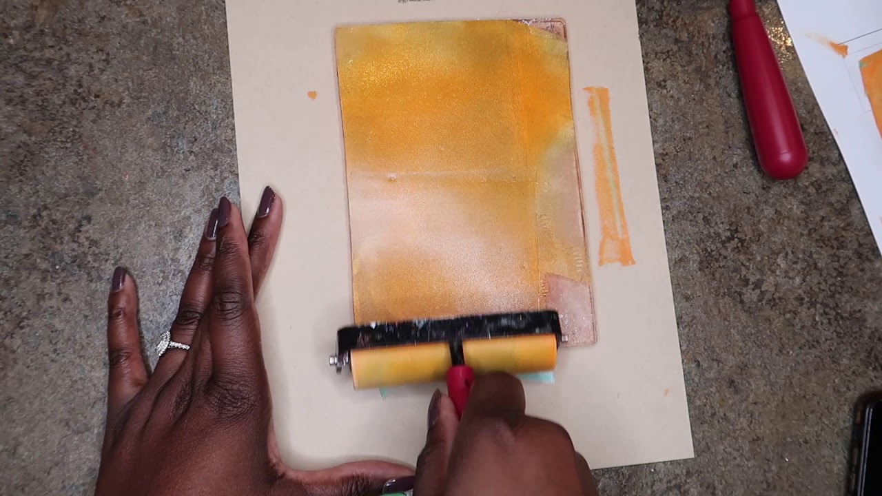 Monoprints of Magazine images using a Gel Plate #monoprint #gelplateprinting #gelplate