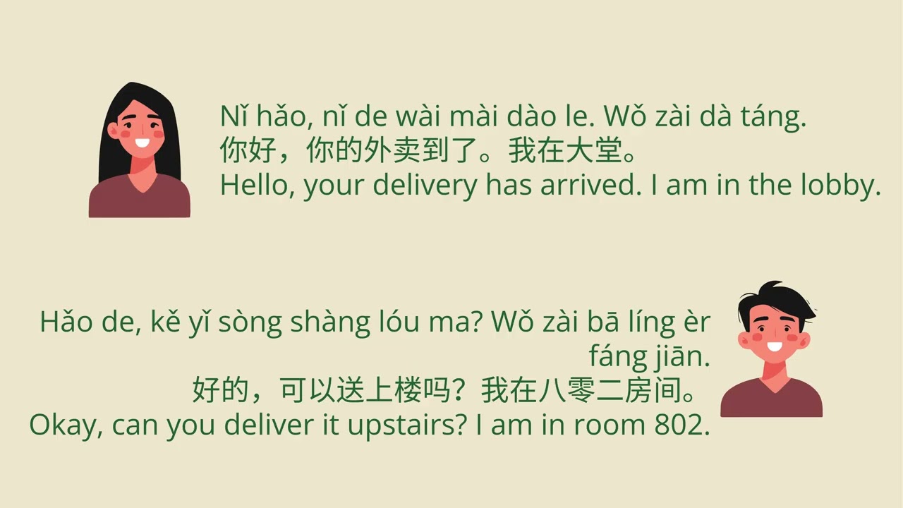 Lesson 29 (Beginners Chinese) - Food delivery at Hotel  #LearnChinesewithMica