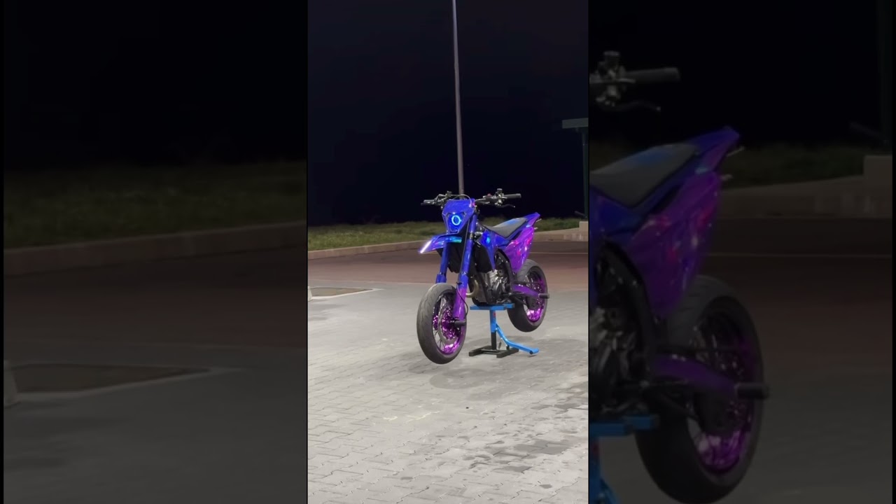Bike ❤️&zwj;🔥#supermoto #husqvarna #ktm #supermot #wheelie #stuntriding #4stroke #motolife #exc #stunt