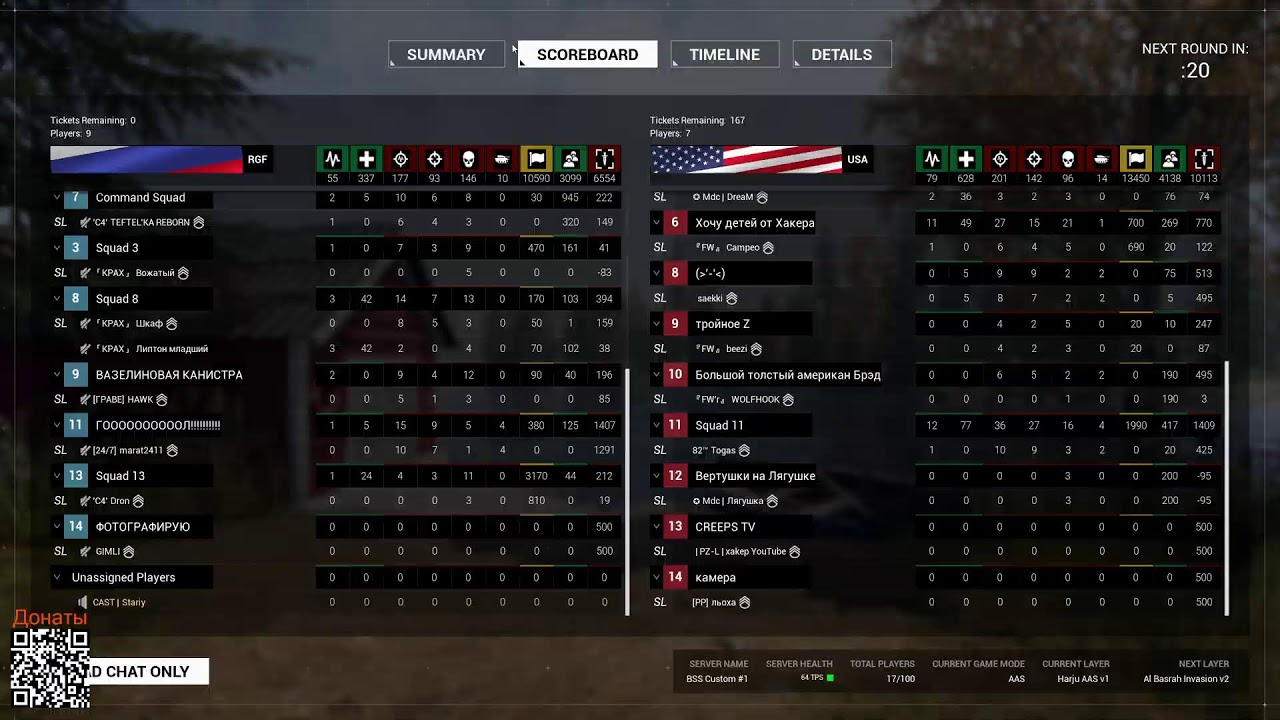 Squad War: RNS vs BSS