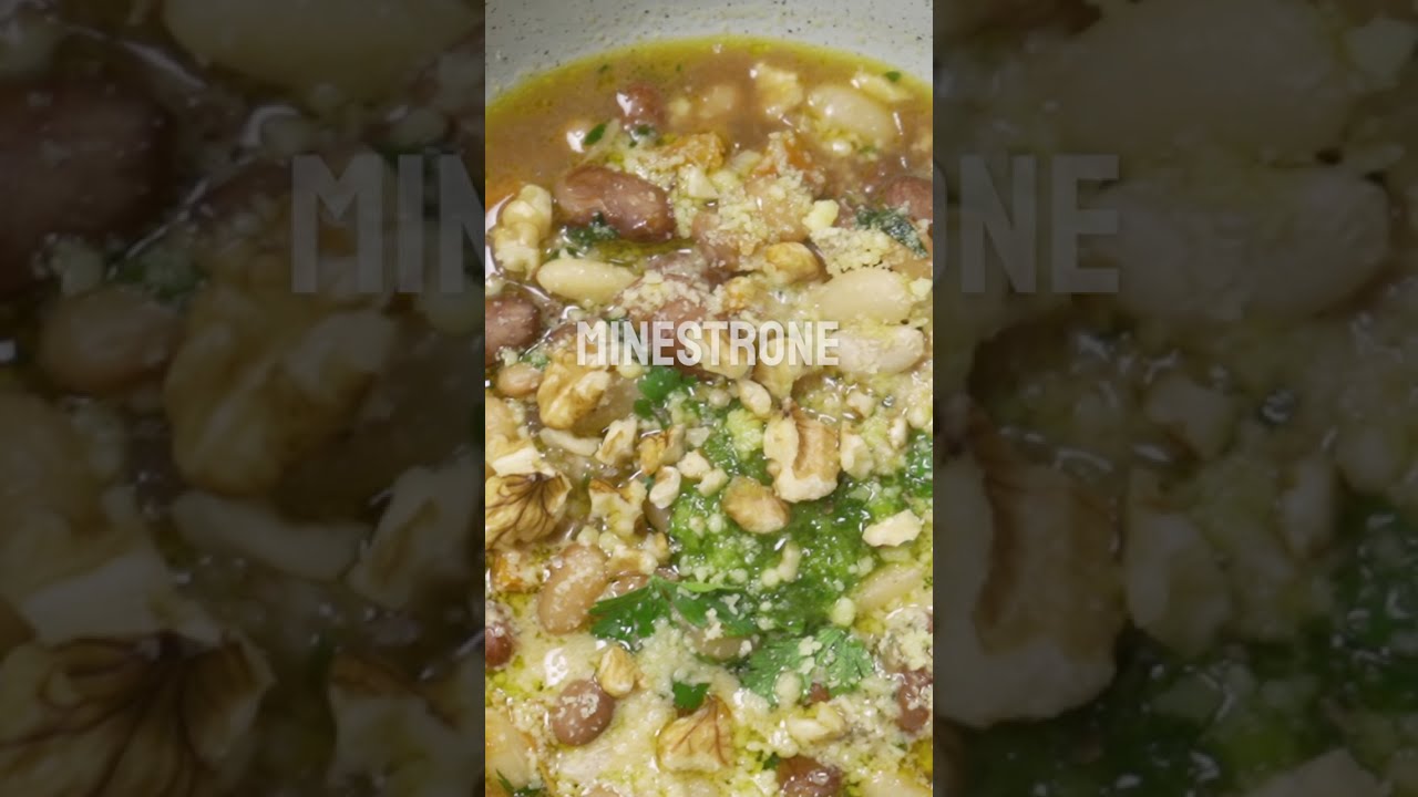 &iexcl;Esta es la sopa que necesitas para hoy! &iexcl;Minestrone italiano!