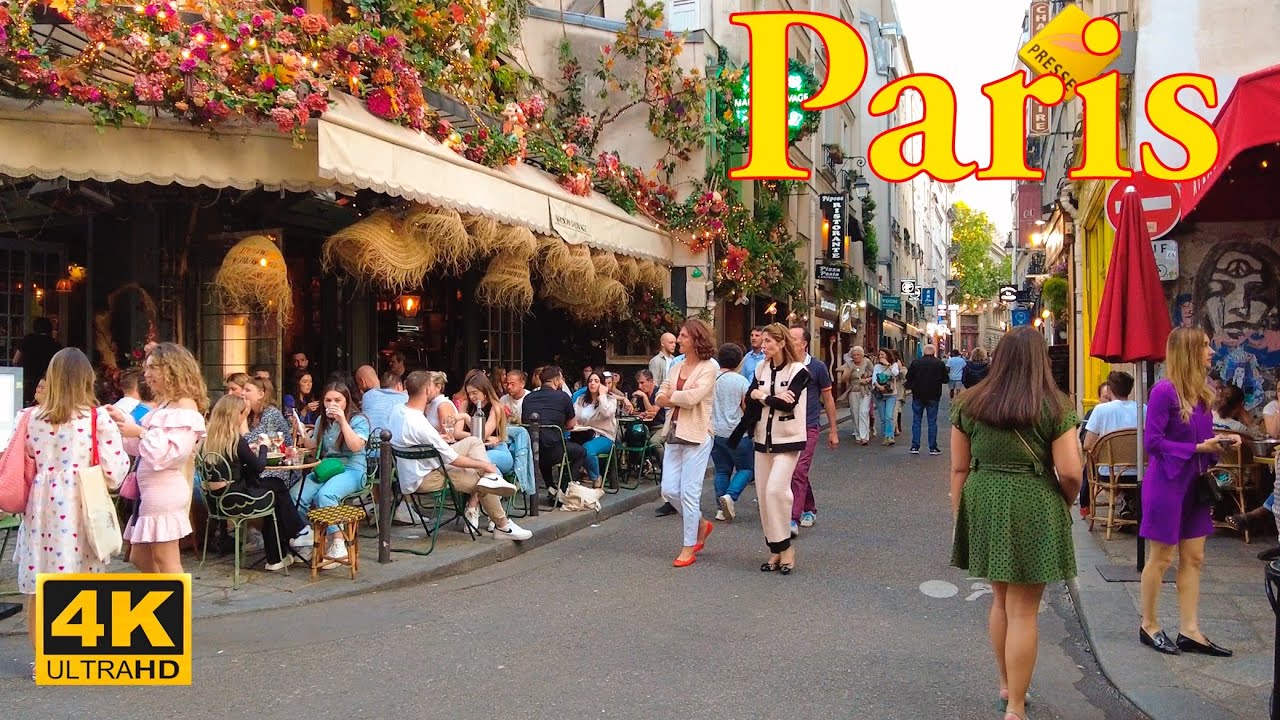 Paris , France  🇫🇷 - Paris June 2022 - 4K HDR Walking Tour | Paris 4K | A Walk In Paris