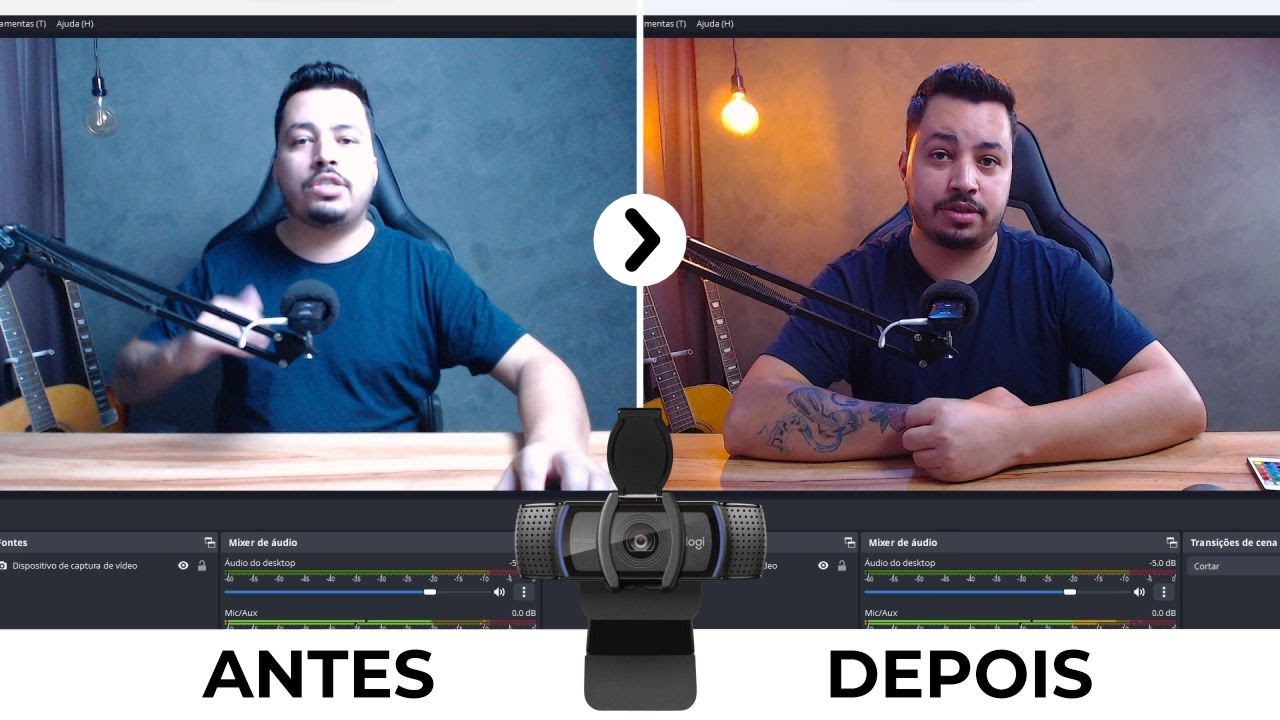 Webcam Logitech C920 - Como MELHORAR A QUALIDADE da Câmera