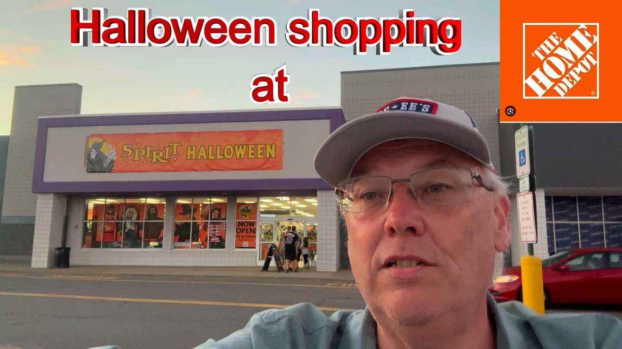 shoping Spirt Halloween and Home Depot for Halloween treats