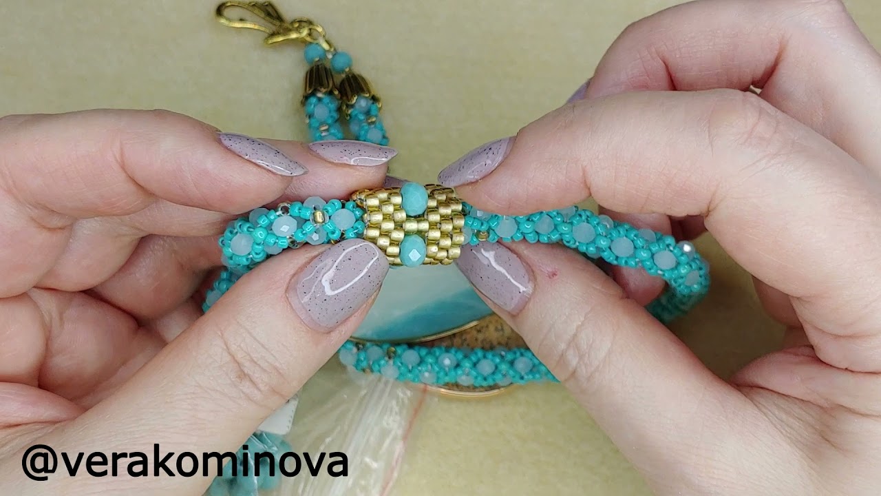 DIY Как я это делаю. Бейл из бисера. Beaded bail.  Tutorial