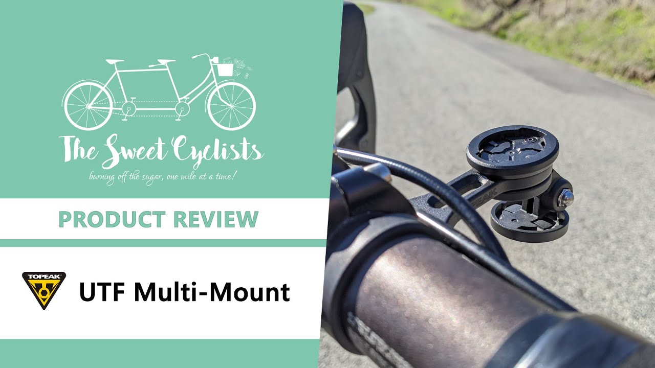 Topeak UTF Multi-mount GPS Bike Computer / Light / Camera Dual-sided Mount Review - feat Aluminium