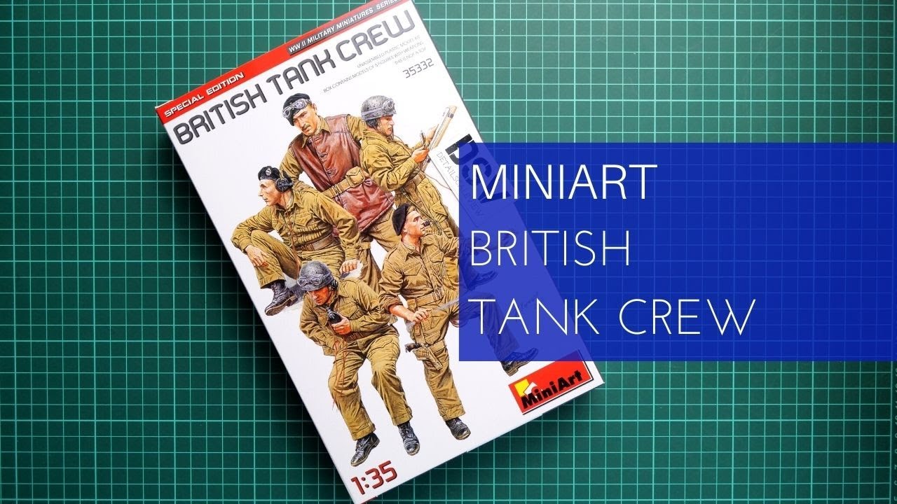 Miniart 1/35 British Tank Crew (35332) Review