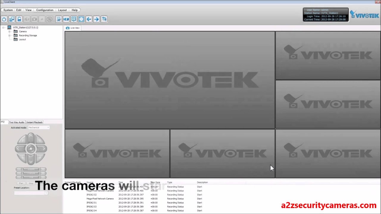 VIVOTEK ND8301 8 Channel VAST HD Network Video Recorder with NVR Installation
