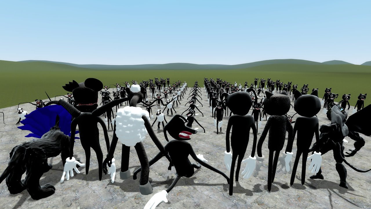 I BECAME ALL CARTOON TREVOR HENDERSON CREATURES!! Garry's Mod [Cartoon Cat]