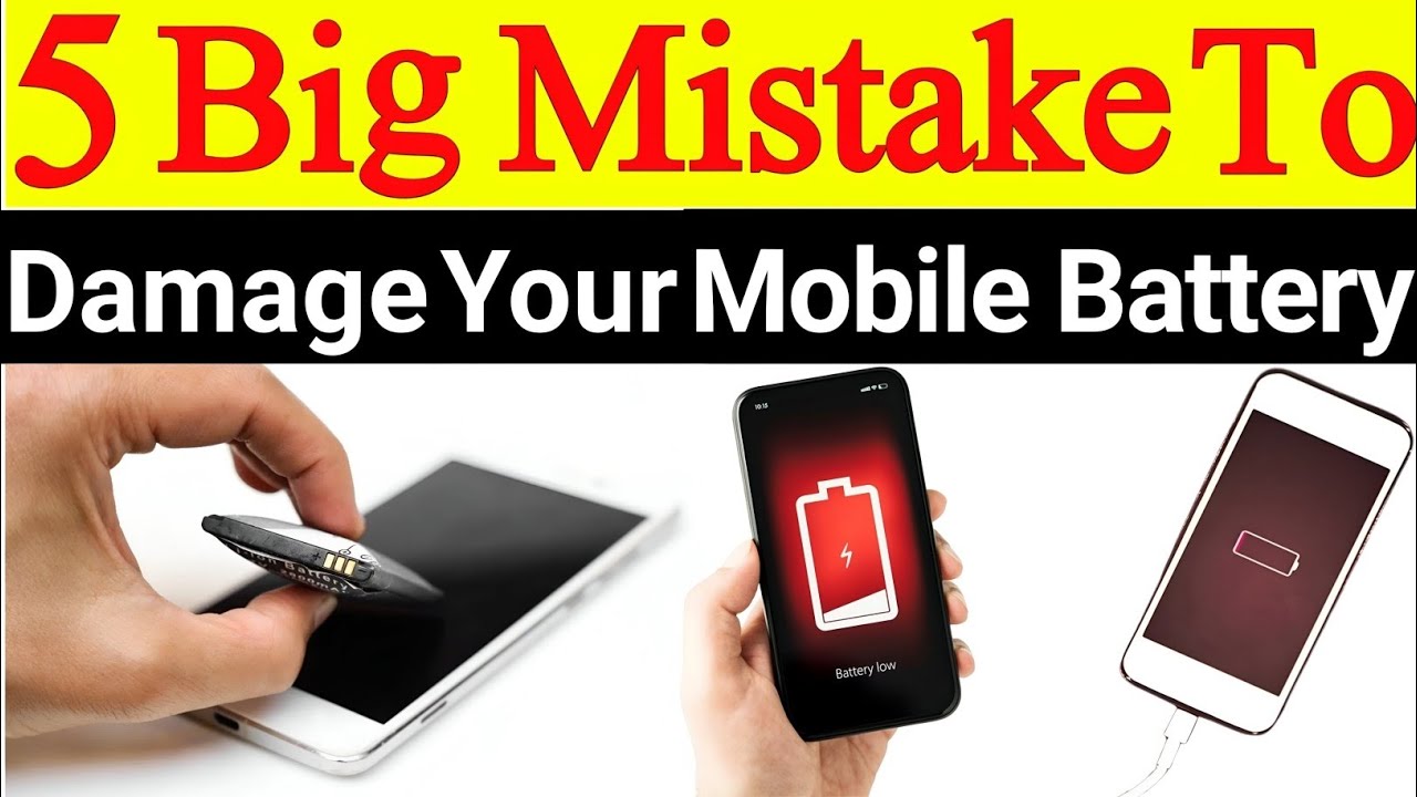 Stop These 5 Habits That Kill Your Mobile Battery #battery #mobile 