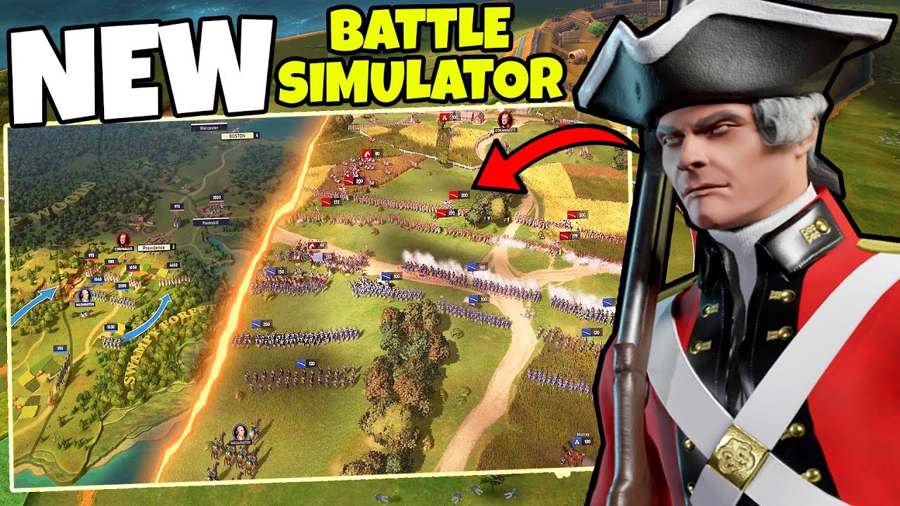 NEW Revolutionary War BATTLE SIMULATOR is INCREDIBLE! - Ultimate General: American Revolution