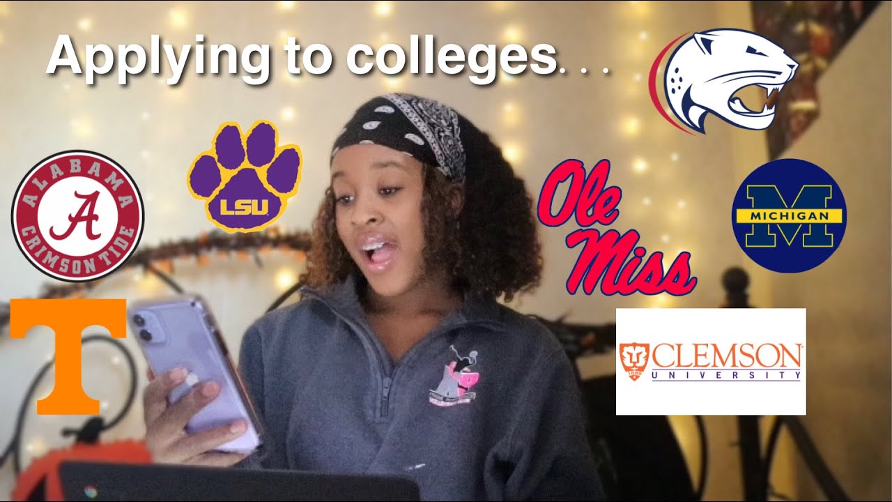 APPLY TO COLLEGES WITH ME! (college application 101)