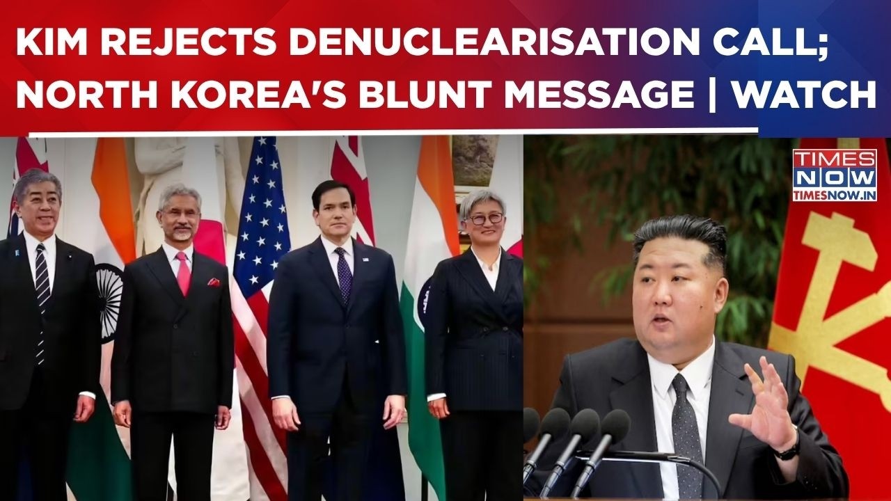 North Korea Rejects Nuclear Rollback; Sends Strong Message To Quad: 'No Denuclearisation'  | WATCH