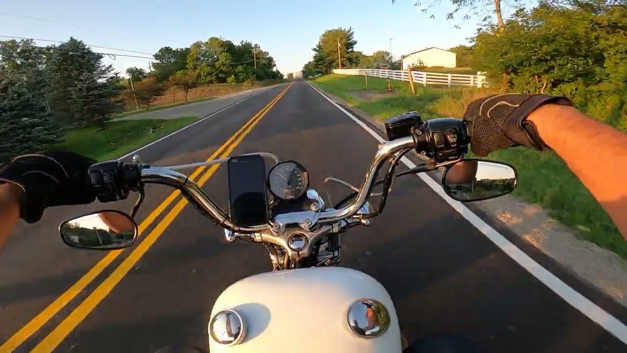1996 XLH883 Summer Evening Cruise Engine Sound Only