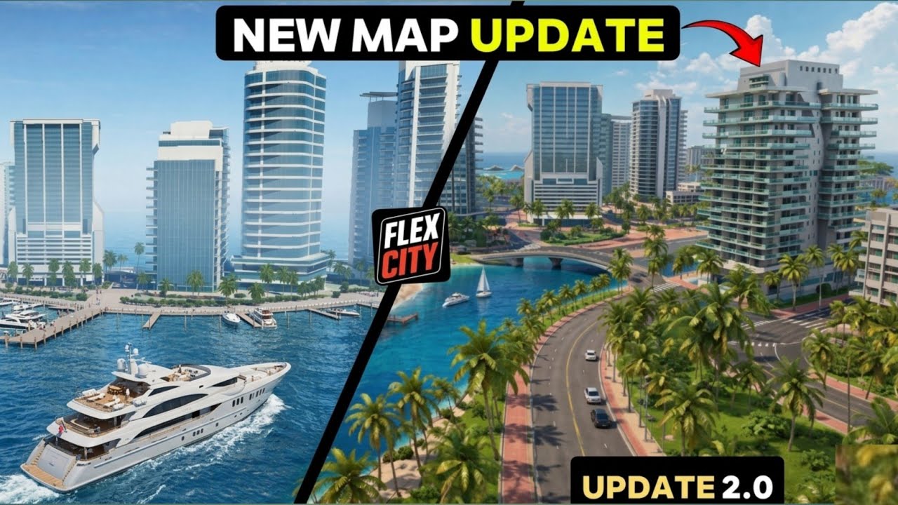 Обновление Flex City 2.0 🚀 | Новая карта + Невероятные возможности!