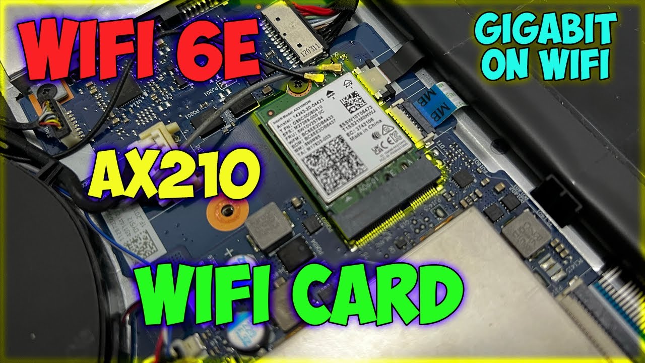 Обновление карты INTEL AX210 WIFI 6E на НОУТБУКЕ... 1,2 Гбит/с!!!