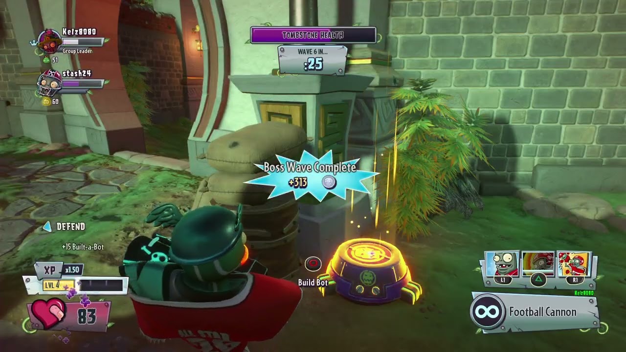 Plants vs Zombies GW2 played all star