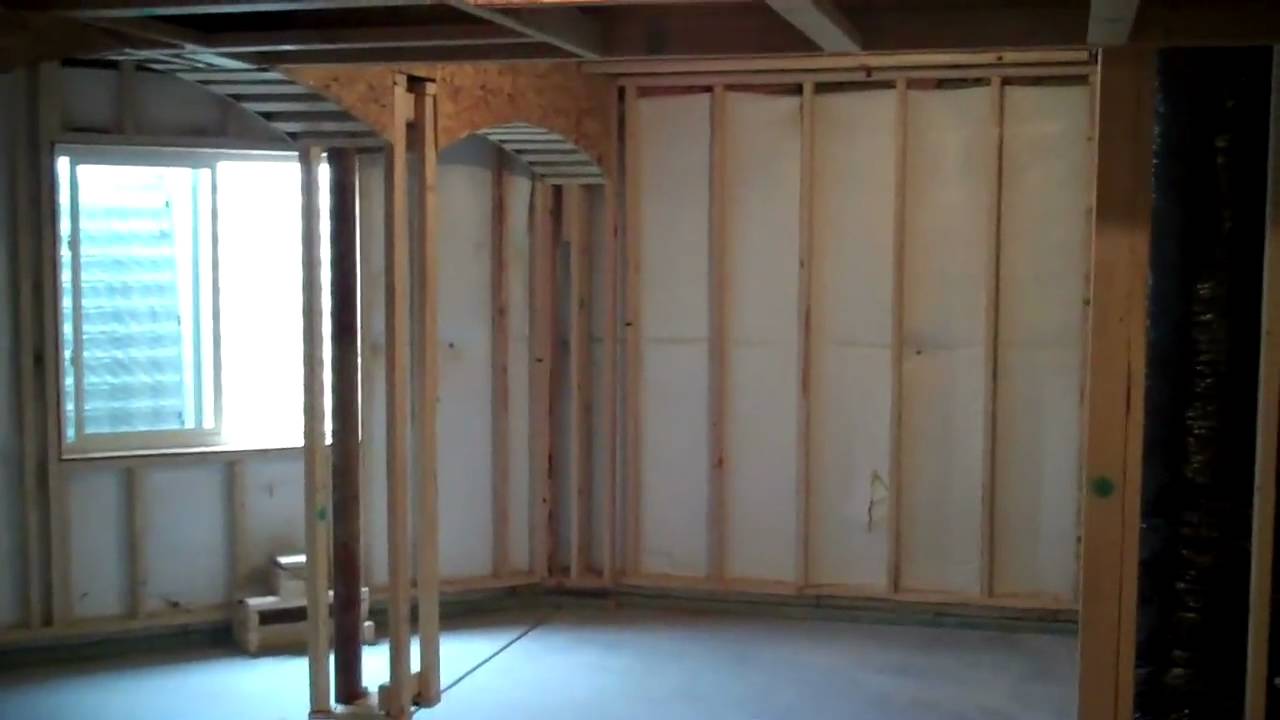 Colorado Basement Finishing T.V. Short Project After Framing